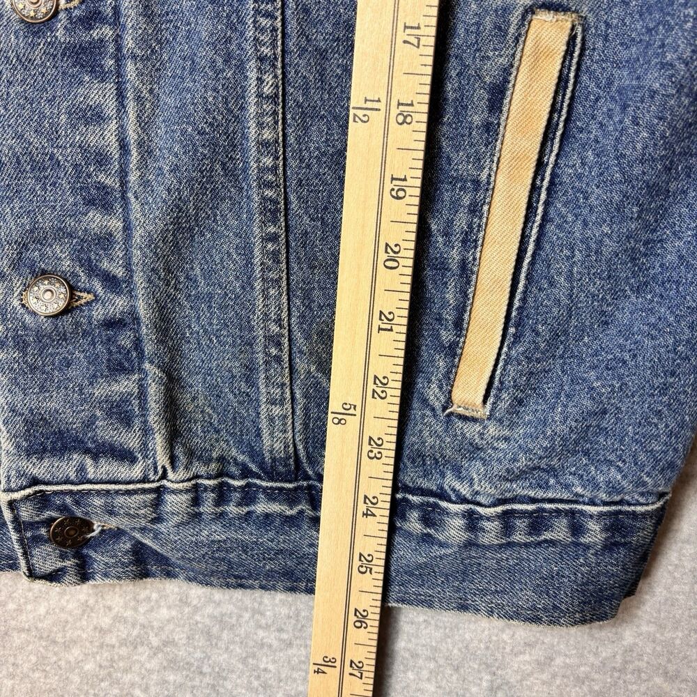 Whoa Apparel Jean Jacket Singer Billy Dean Autographed Tour jacket   Men’s L - Picture 14 of 16